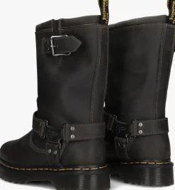 DR MARTENS grijze biker boots anistone high><noscript><img width=