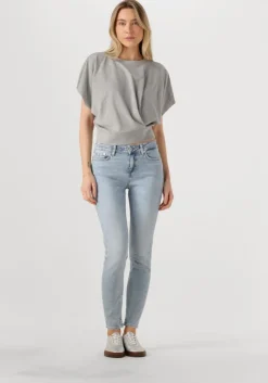 DRYKORN grijze t-shirt masra>DAMES Tops & T-Shirts