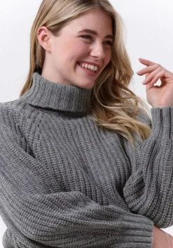 ESMÉ STUDIOS grijze esmé studios coltrui hope roll neck loose knit><noscript><img width=