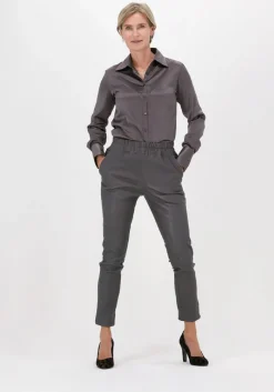 EST'SEVEN grijze est'seven blouses est'chemisier blouse bow>DAMES Blouses