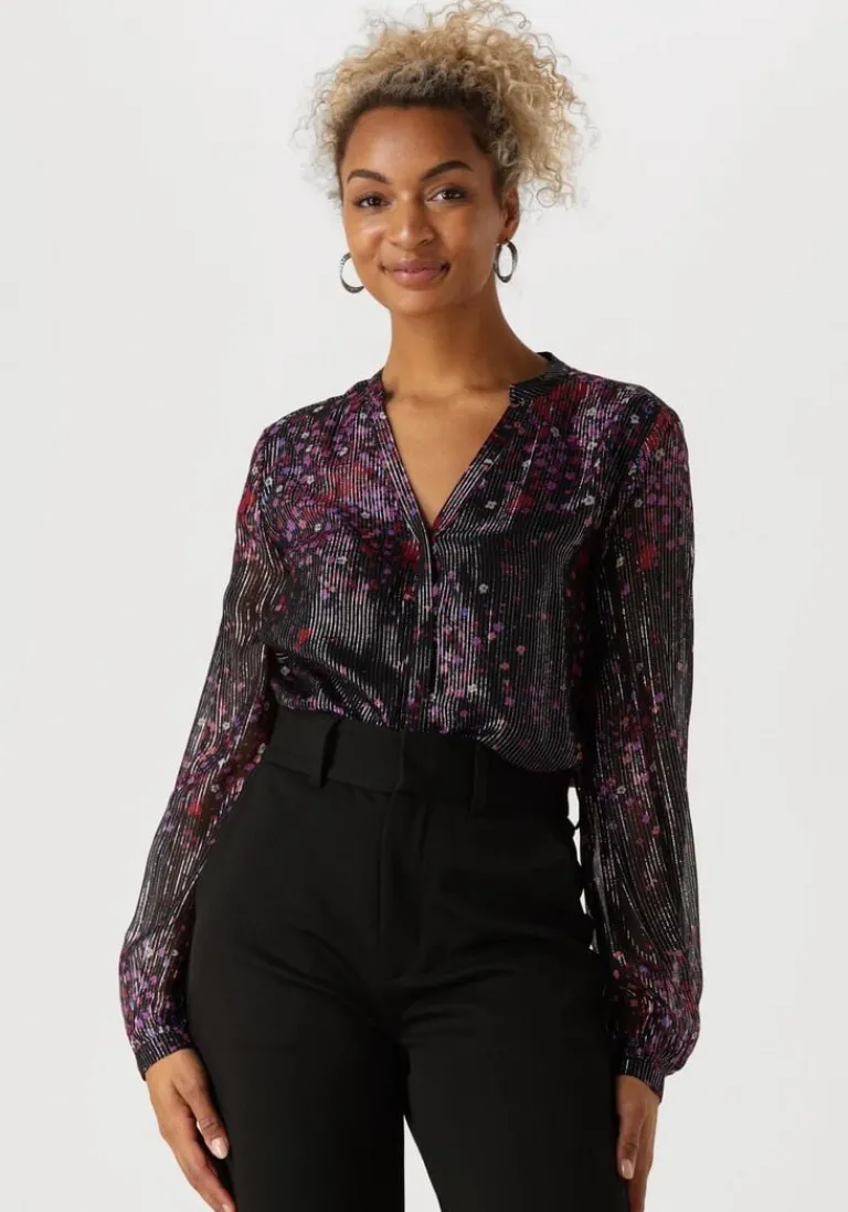 FABIENNE CHAPOT grijze blouses frida blouse>DAMES Blouses