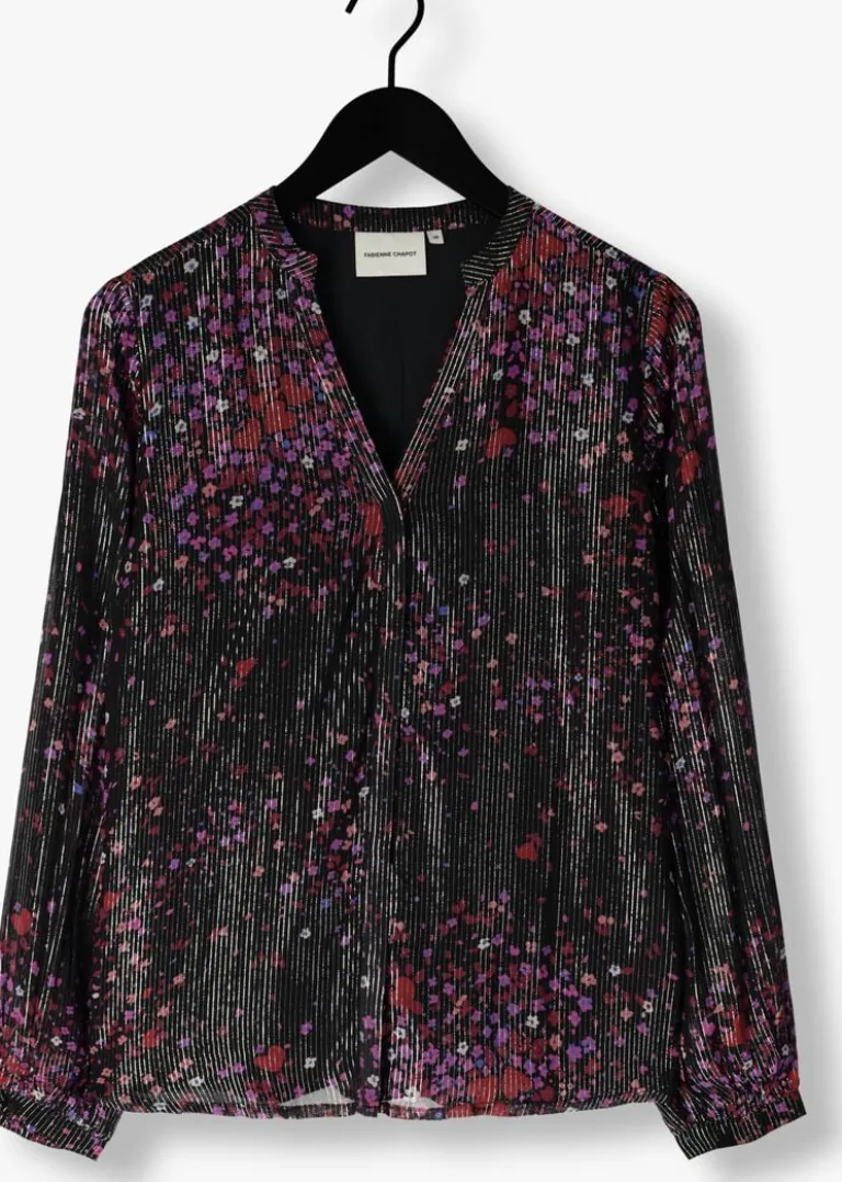 FABIENNE CHAPOT grijze blouses frida blouse>DAMES Blouses