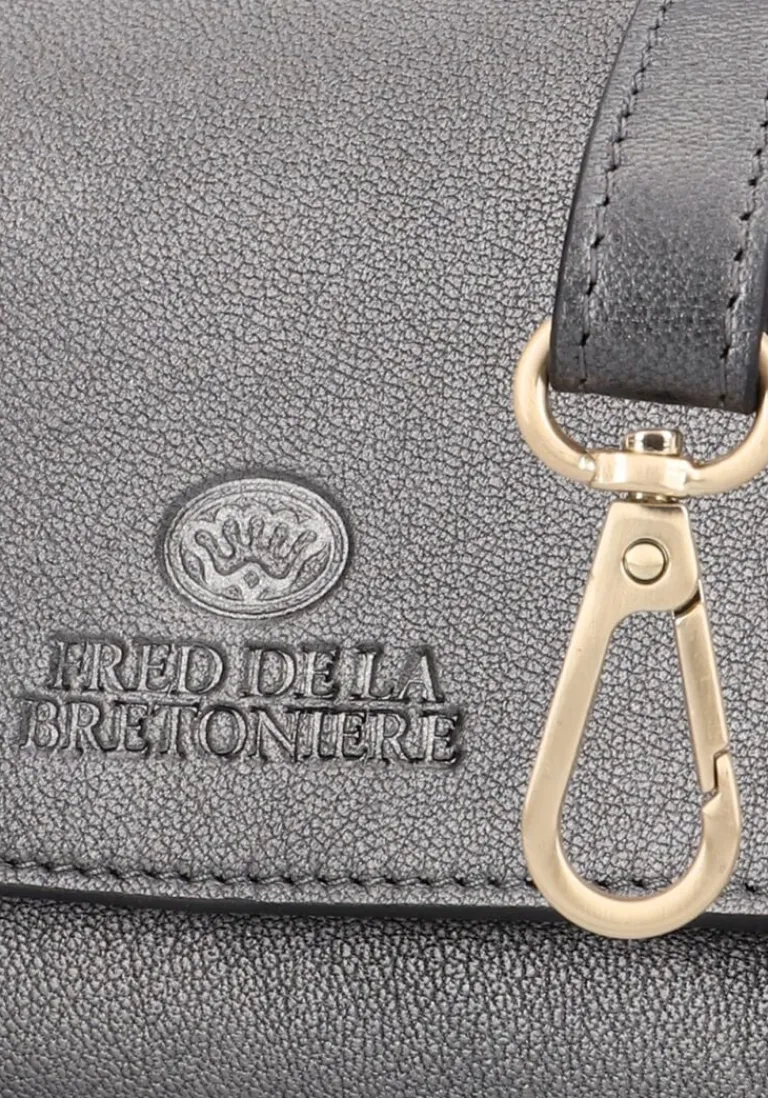 FRED DE LA BRETONIERE grijze crossbodytassen jaana crossbody bag>DAMES Schoudertassen