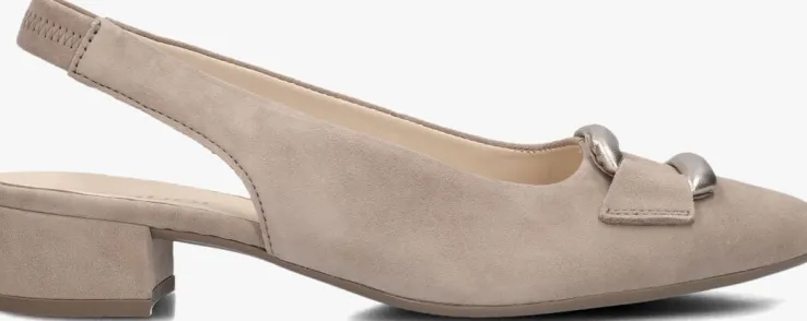 grijze gabor slingbacks 521