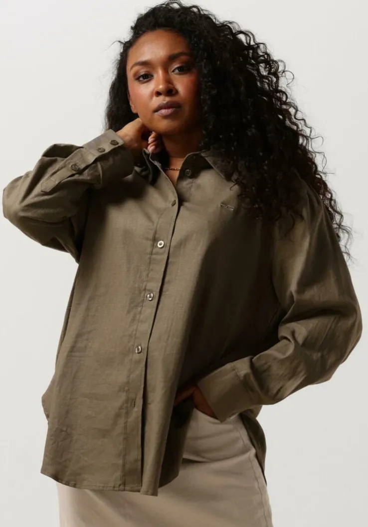 grijze gestuz blouses lizagz oz linen shirt