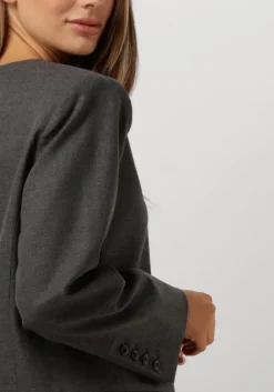 GESTUZ grijze mini jurk paulagz melange blazer dress><noscript><img width=