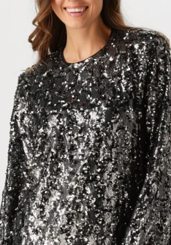 grijze gestuz mini jurk salinagz dress