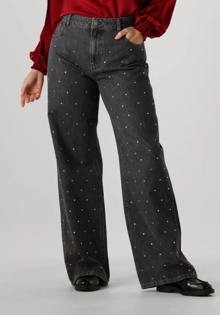 HARPER & YVE grijze straight leg jeans yve-pa>DAMES Jeans