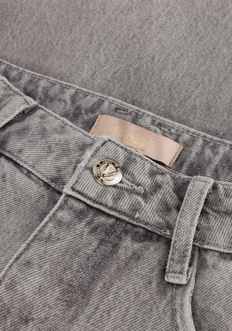 JOSH V grijze straight leg jeans alina>DAMES Jeans