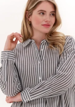 JUST FEMALE grijze midi jurk ocean shirt dress><noscript><img width=