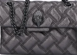 grijze kurt geiger london schoudertas mini kensington drench