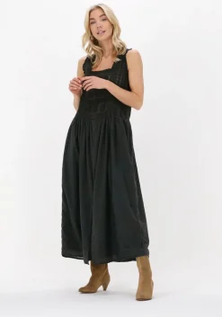 grijze leon & harper midi jurk respect tc160 brode