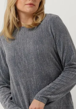 LEVETE ROOM grijze blouses lr-warren 3 blouse><noscript><img width=