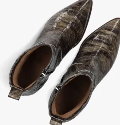 grijze lina locchi enkellaarsjes 3231