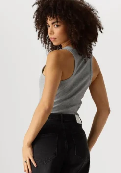 LIU JO grijze top tank top logo><noscript><img width=