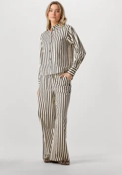 LOLLYS LAUNDRY grijze wijde broek ritall pants>DAMES Co-Ord Sets|Broeken