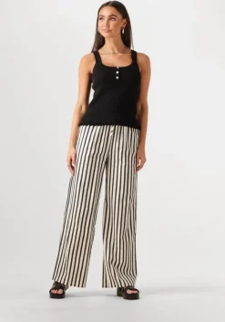 LOLLYS LAUNDRY grijze wijde broek ritall pants><noscript><img width=