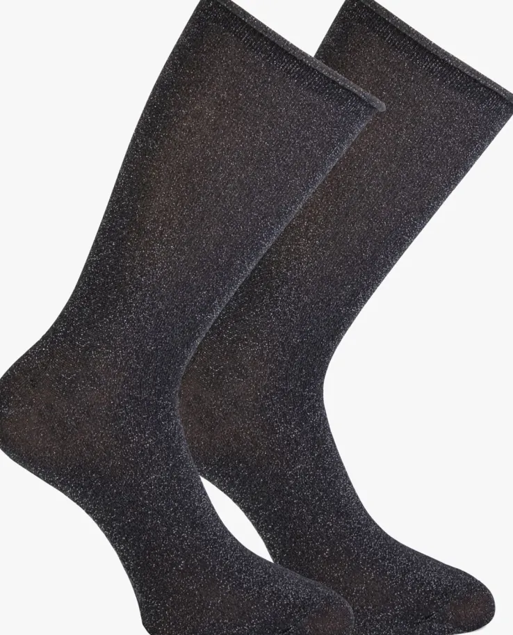 grijze marcmarcs sokken gwen 2-pack lang