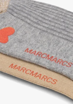 grijze marcmarcs sokken odile 2-pack