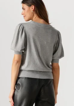 MINUS grijze top liva knit tee><noscript><img width=
