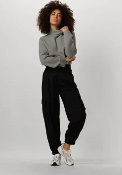 MINUS grijze trui lupi high neck pullover>DAMES Truien & Vesten