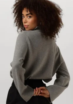 MINUS grijze trui lupi high neck pullover><noscript><img width=