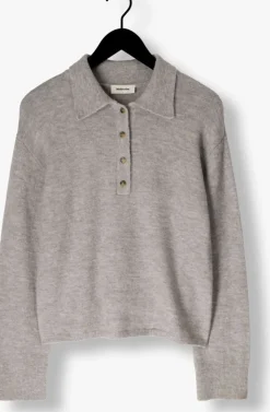 grijze modström sweater treemd polo