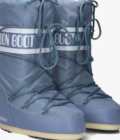 MOON BOOT grijze snowboots nylon veter snowboot>DAMES Boots