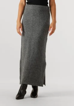 MOVES grijze midirok bibi skirt 2579>DAMES Rokken