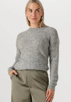 MSCH COPENHAGEN grijze trui mschfestina hope pullover>DAMES Truien & Vesten