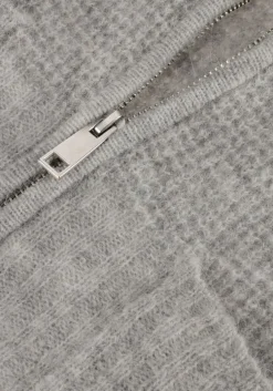 grijze msch copenhagen vest mschlediona hope zip cardigan