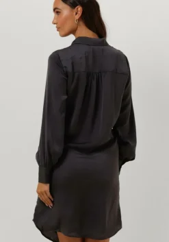 grijze my essential wardrobe mini jurk hilomw knot dress