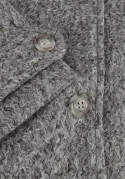 grijze neo noir mantel sandra soft jacket