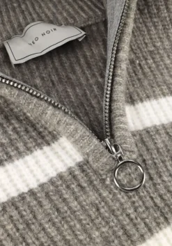 NEO NOIR grijze trui nevena stripe knit blouse><noscript><img width=