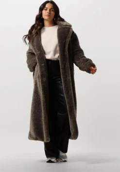 NOTRE-V grijze faux fur jas nv-eddie>DAMES Jassen