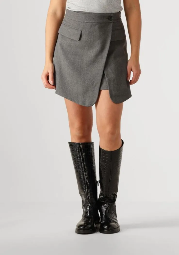 grijze notre-v minirok nv-eliana