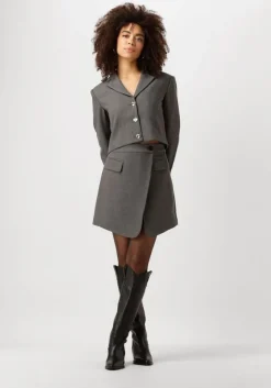 grijze notre-v minirok nv-eliana