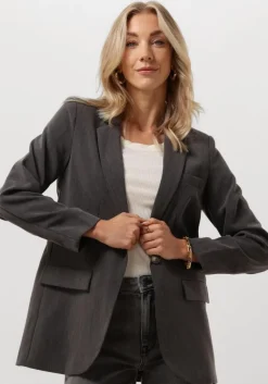OBJECT grijze blazer objsigrid l/s blazer>DAMES Co-Ord Sets|Blazers
