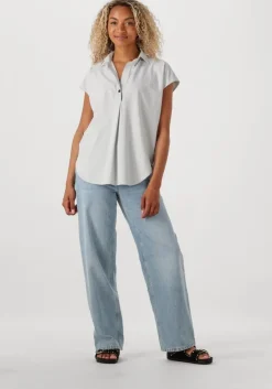 grijze penn & ink blouses blouse