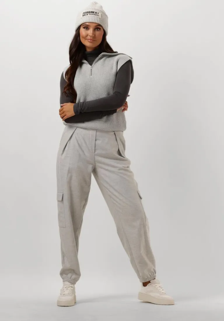 PENN & INK grijze spencer 283 jumper>DAMES Truien & Vesten