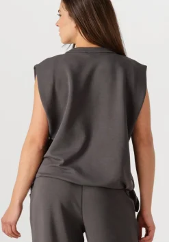 PENN & INK grijze tops & t-shirts t-shirt knoop><noscript><img width=