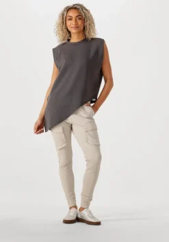 PENN & INK grijze tops & t-shirts t-shirt knoop><noscript><img width=