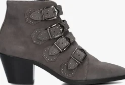 grijze pertini enkellaarsjes 12368