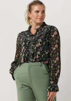 POM AMSTERDAM grijze blouses blouse 7042>DAMES Blouses