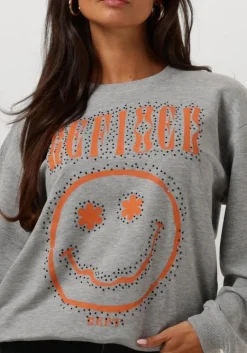 REFINED DEPARTMENT grijze sweater jane><noscript><img width=