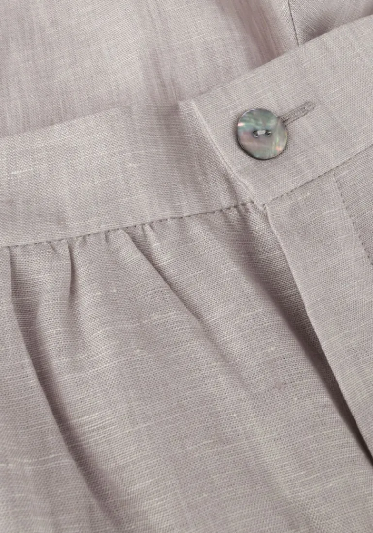 RESORT FINEST grijze korte broek bermuda>DAMES Broeken|Shorts