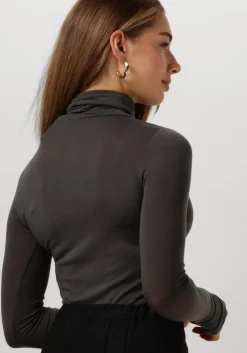 SECOND FEMALE grijze coltrui matima t-neck tee><noscript><img width=