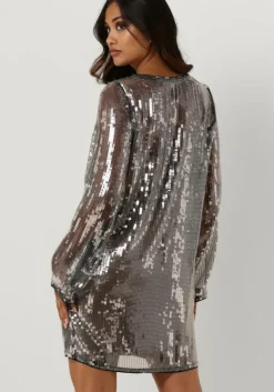 SECOND FEMALE grijze mini jurk posh dress><noscript><img width=