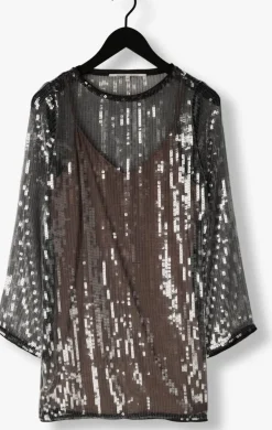 SECOND FEMALE grijze mini jurk posh dress><noscript><img width=