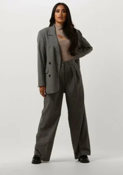 grijze second female pantalon holsye trousers